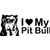 I Loveheart My Pit Bull JDM Car Vinyl Sticker Decal

Size option will determine the size from the longest side
Industry standard high performance calendared vinyl film
Cut from Oracle 651 2.5 mil
Outdoor durability is 7 years
Glossy surface finish