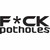 F*ck Potholes JDM Car Vinyl Sticker Decal

Size option will determine the size from the longest side
Industry standard high performance calendared vinyl film
Cut from Oracle 651 2.5 mil
Outdoor durability is 7 years
Glossy surface finish