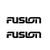 Fusion Audio Sticker Made from only the best quality vinyl Glossy Outdoor lifespan 5 -7 years Indoor lifespan is much longer Easy application