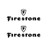 Firestone (C) Sticker Made from only the best quality vinyl Glossy Outdoor lifespan 5 -7 years Indoor lifespan is much longer Easy application