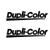 Dupli-Color Paints Sticker Made from only the best quality vinyl Glossy Outdoor lifespan 5 -7 years Indoor lifespan is much longer Easy application