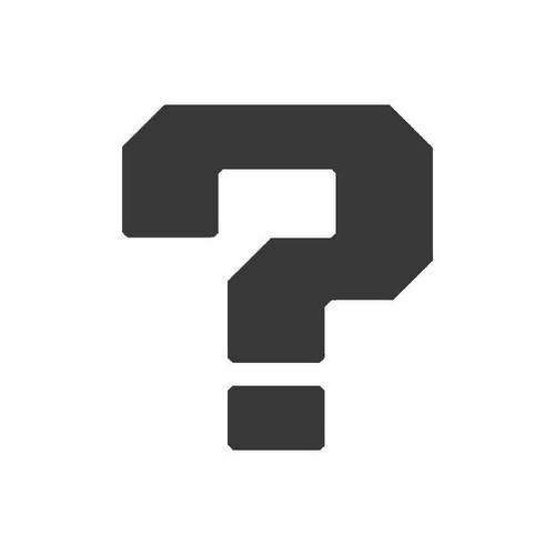 Super Mario Mystery Block Question Vinyl Sticker