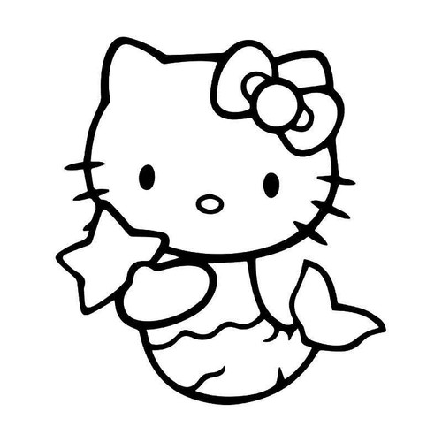 Download Hello Kitty Mermaid Vinyl Sticker