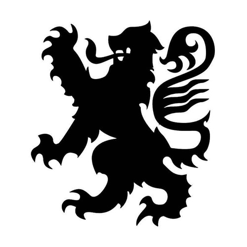 Heraldry Lion Vinyl Sticker