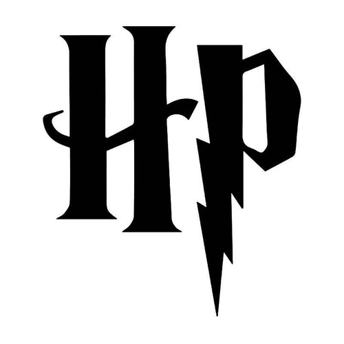 hp harry potter vinyl sticker