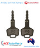 Door Locks LH+RH + Keys for Nissan Pulsar N12 1982~1987