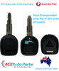 New Complete Keys (2) For Mitsubishi Triton MK 1996-2005 With Chips.