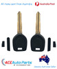 New Complete Keys (2) For Mitsubishi Triton MK 1996-2005 With Chips.