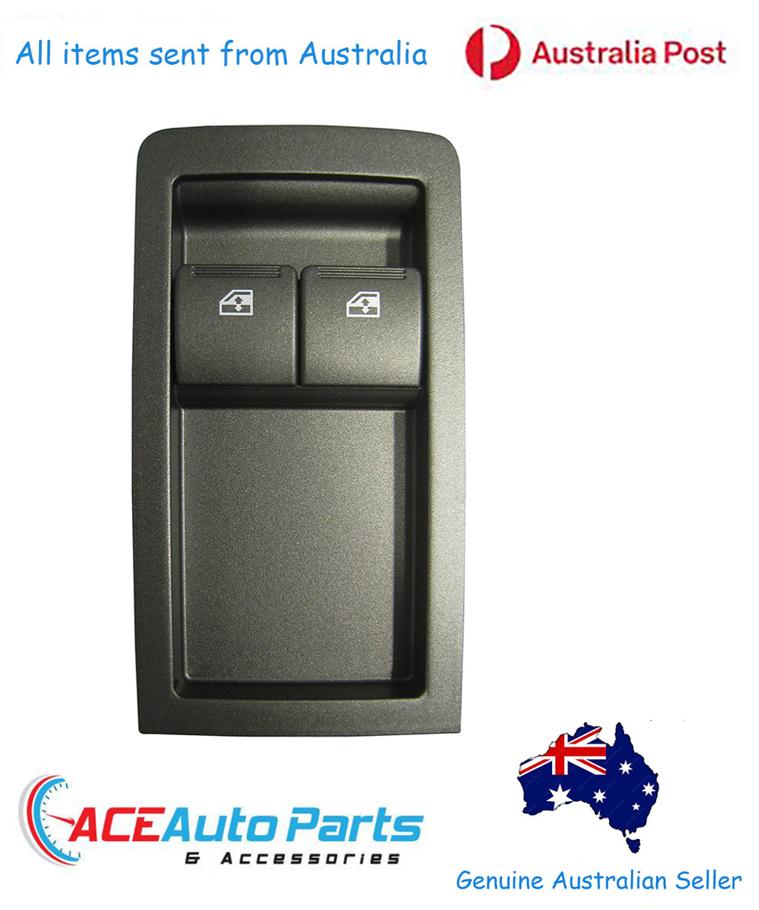 Power Window Switch Grey for Holden Commodore VY + VZ Ute