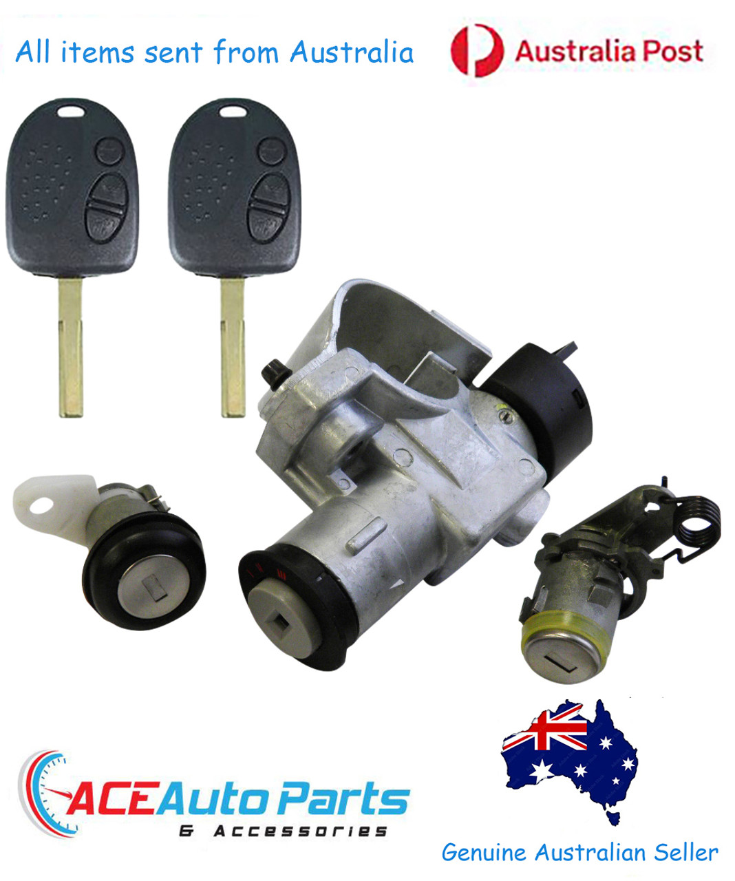 Lock Set With Switch For Commodore VS Sedan Central Locking