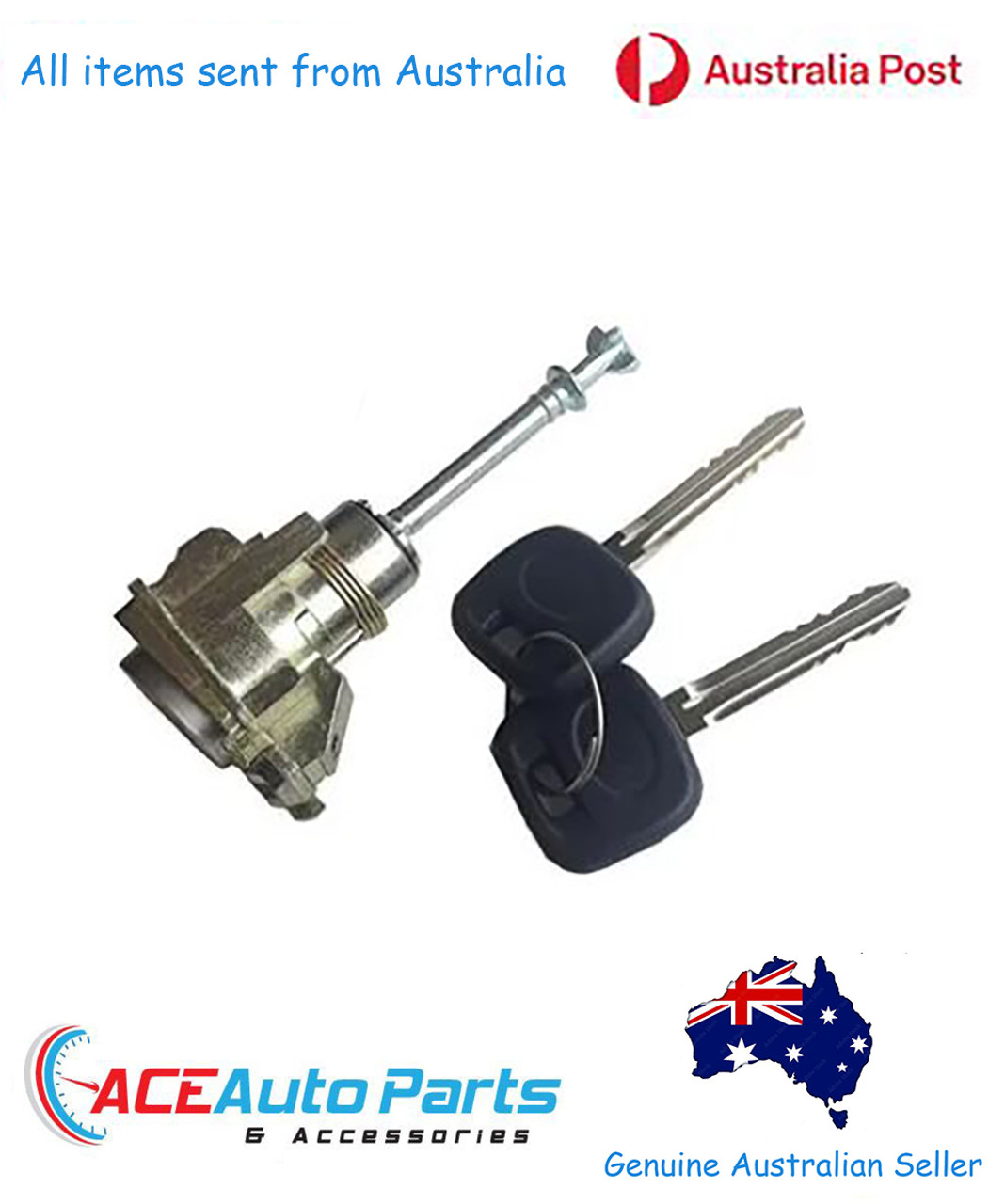 Right Door lock + Keys for Toyota Yaris 2005~2017