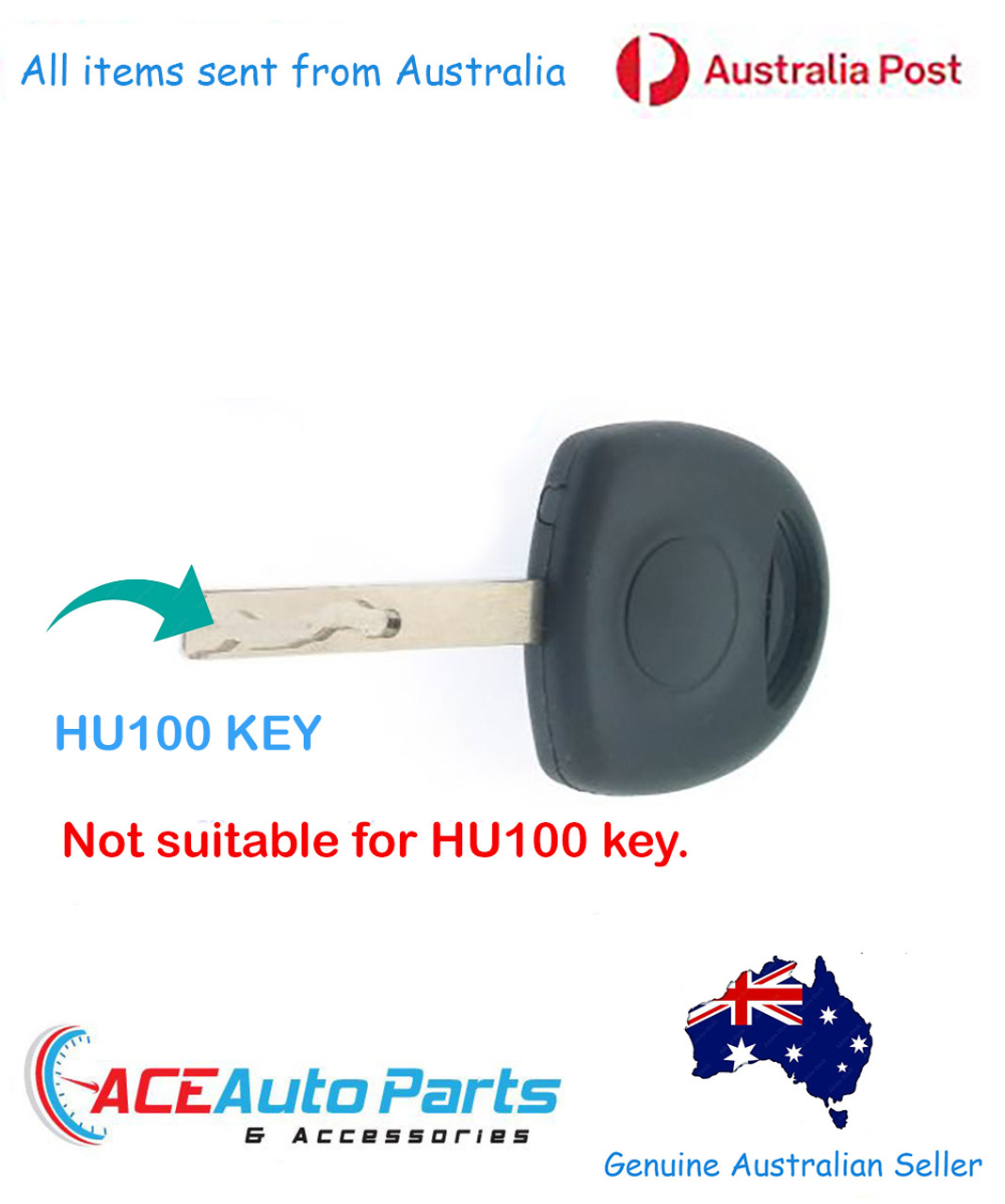 Ignition Barrel For Holden Barina XC 2001 Suits HU46 Key