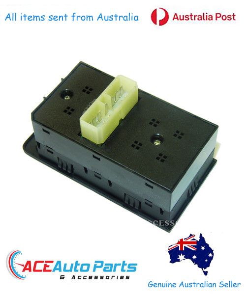 Power Window Switch Black for Holden Commodore VY + VZ Ute 