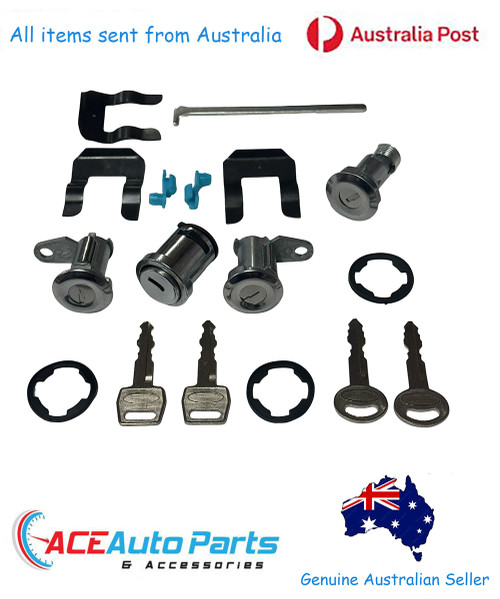 Ignition  Barrel + Door Locks + Boot Lock Set for Ford Falcon & Fairmont XC XD XE XF