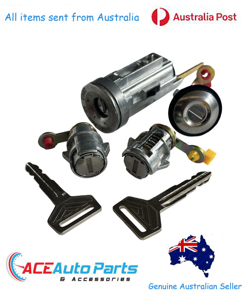 Ignition Barrel + Door Locks + Boot Lock Set for Toyota Corolla AE90R + AE92R 89 to 94