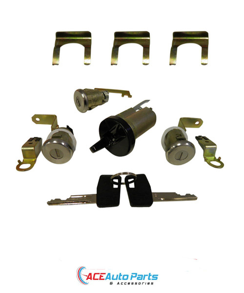 Ignition Barrel + Door Locks & Boot Lock Set For Holden WB Statesman