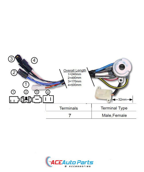 Ignition Switch For Ford Courier + Raider + Ranger