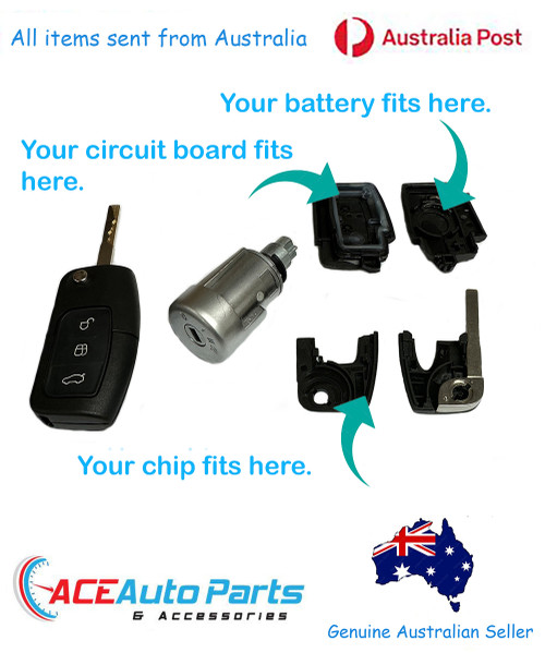 Ignition Barrel & Right Door Lock Set for Ford Falcon FG