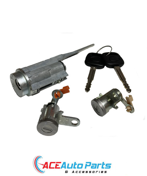 Ignition Barrel + Door Lock Set for Toyota Landcruiser Prado