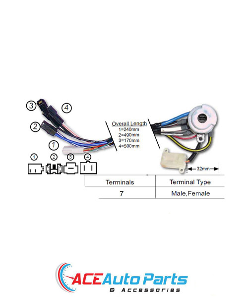 Ignition Switch for Mazda B2000 B2200 B2500 B2600