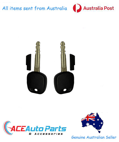 New Ignition Barrel + Transponder Keys for Holden Rodeo RA 02/2003-2008