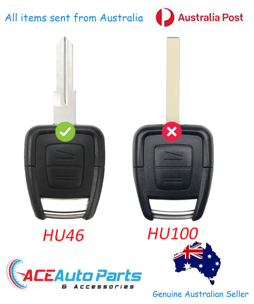 New Remote HU46 Key Shell For Holden Astra TS