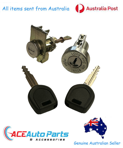 Ignition Barrel + Right Door Lock + Keys for Mitsubishi Triton ML + MN 2006-2015