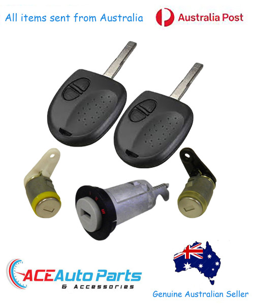 Ignition Barrel + Door Locks Set For Commodore VR + VS Ute