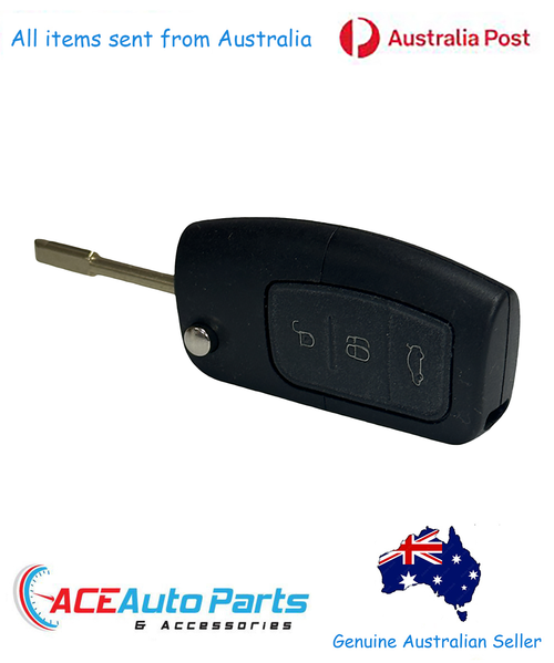 New Complete Remote Flip Key Fob For Ford BA BF Falcon Inc XR6 + XR8 