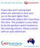 Ignition Barrel + Keys with Chips for Ford Falcon BF - refer image
