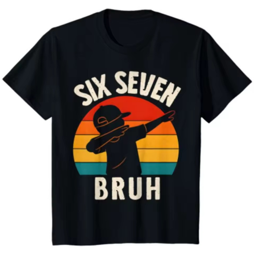 Six Seven Bruh Dab Kids T shirt