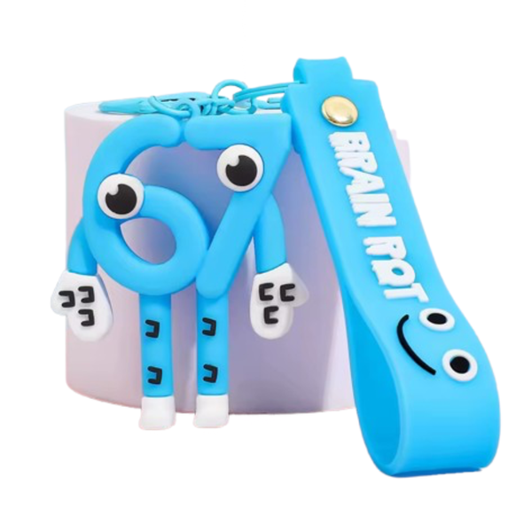 Six Seven 67 Keychain