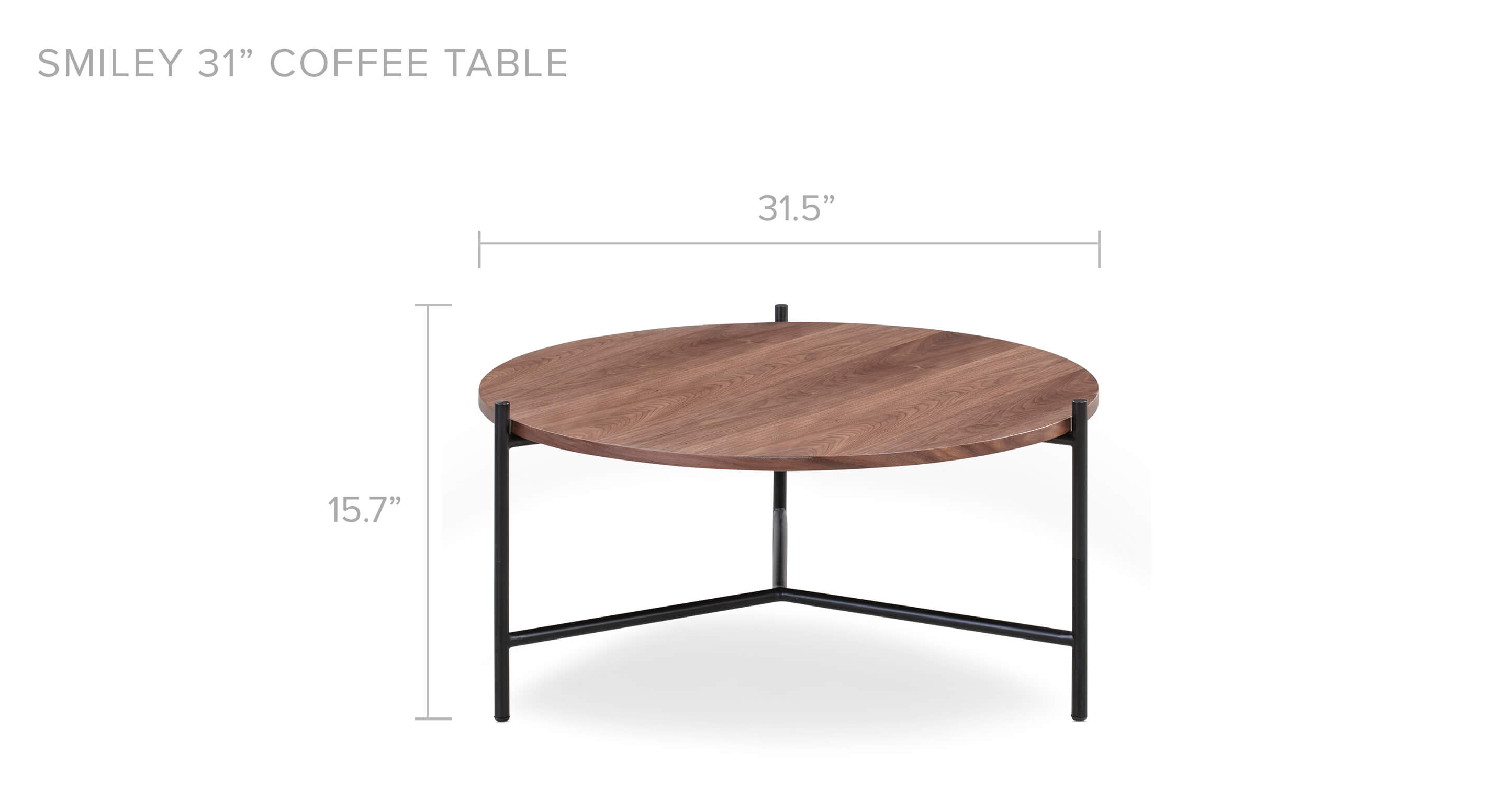 Overall Dimension Width 31.5" x Depth 31.5" x Height 15.7"