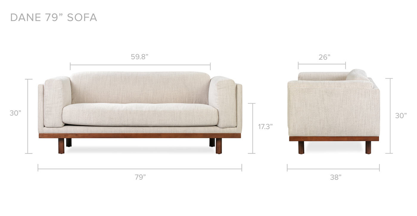 Overall Dimension Width 79" x Depth 38" x Height 30"