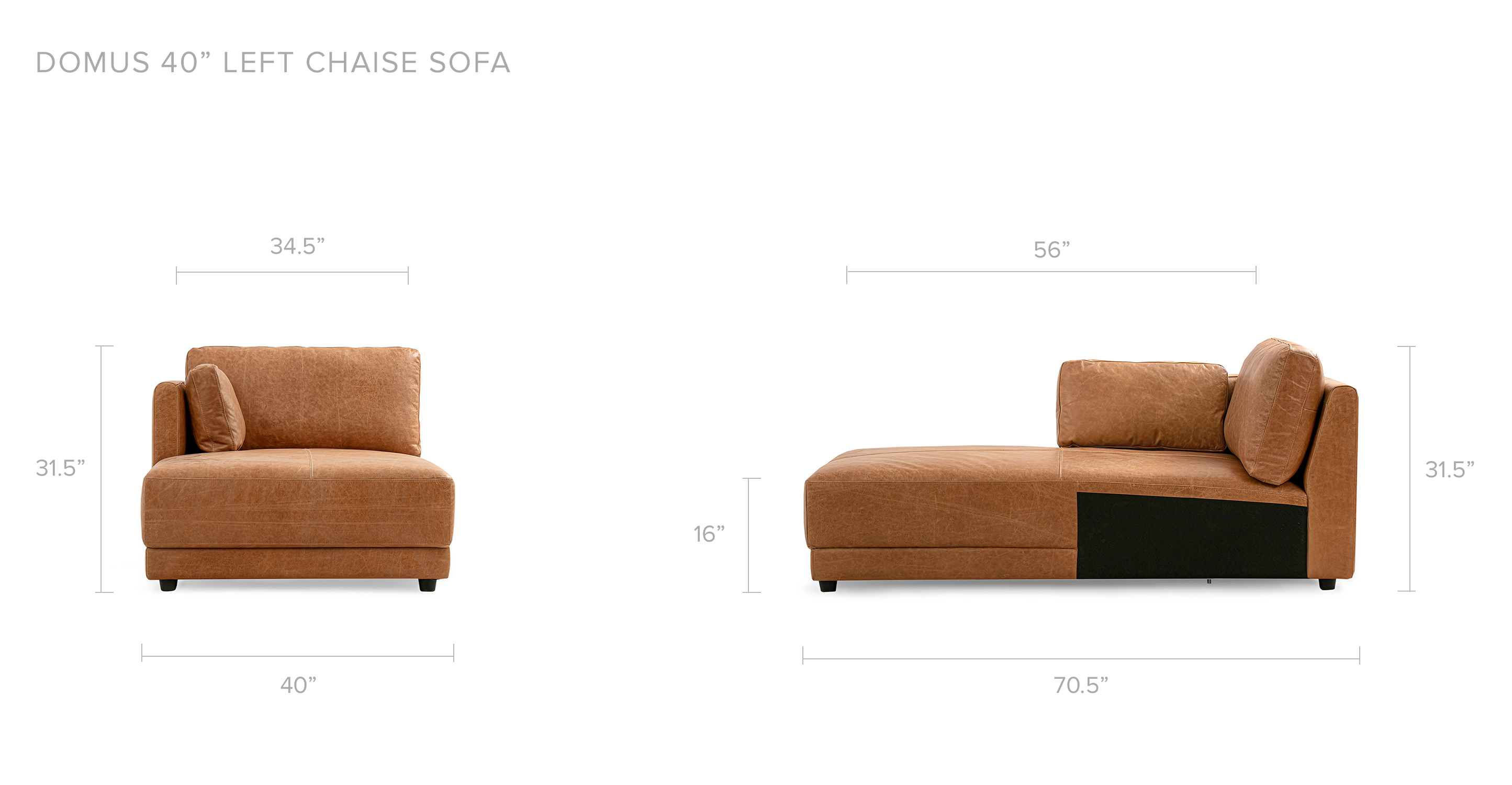 Overall Dimension Width 38.6" x Depth 70.1" x Height 31.5"