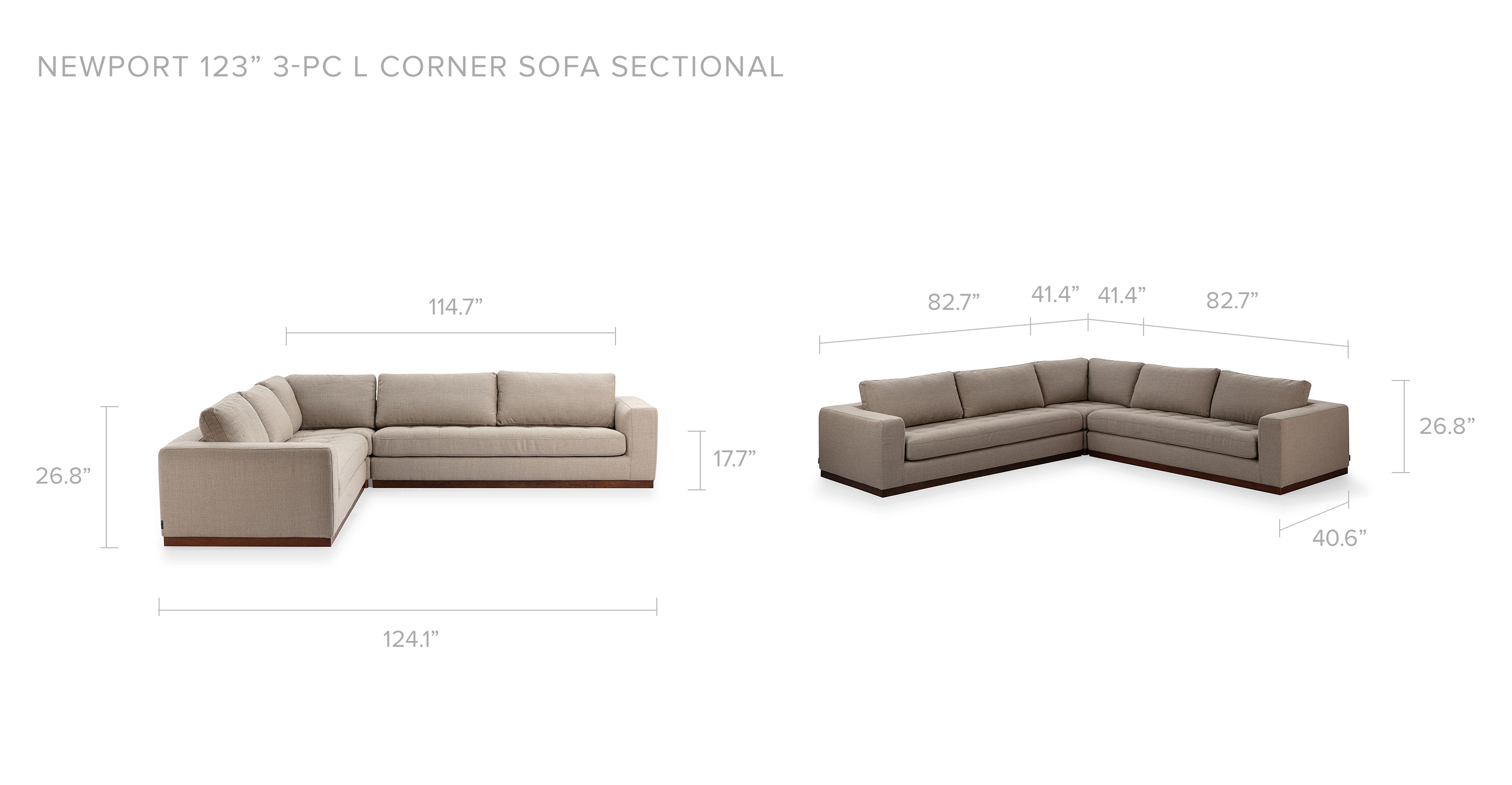 Cognac Newport 91" Leather Sofa