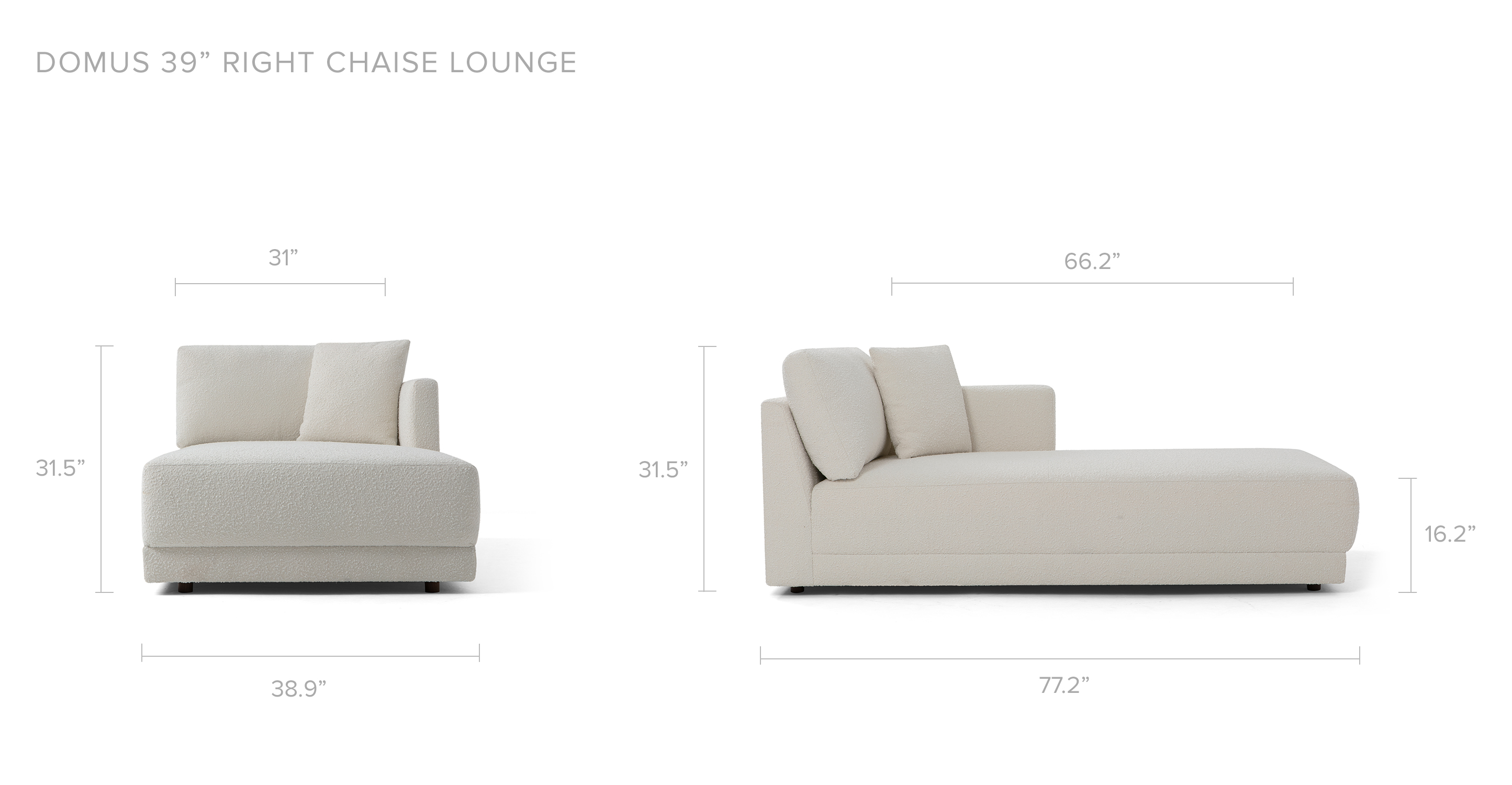 Overall Dimension Width 38.6" x Depth 70.1" x Height 31.5"