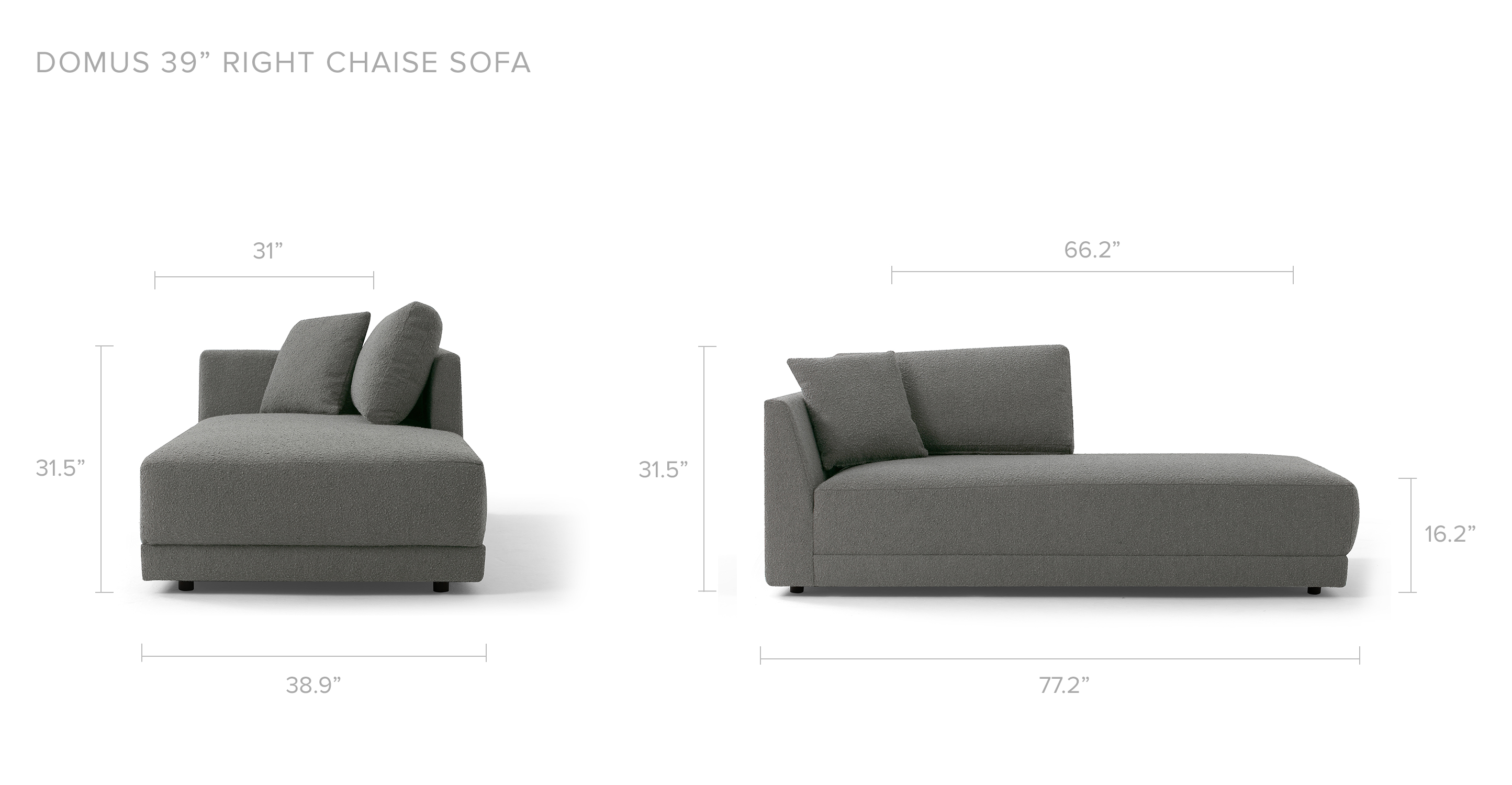 Overall Dimension Width 38.6" x Depth 70.1" x Height 31.5"