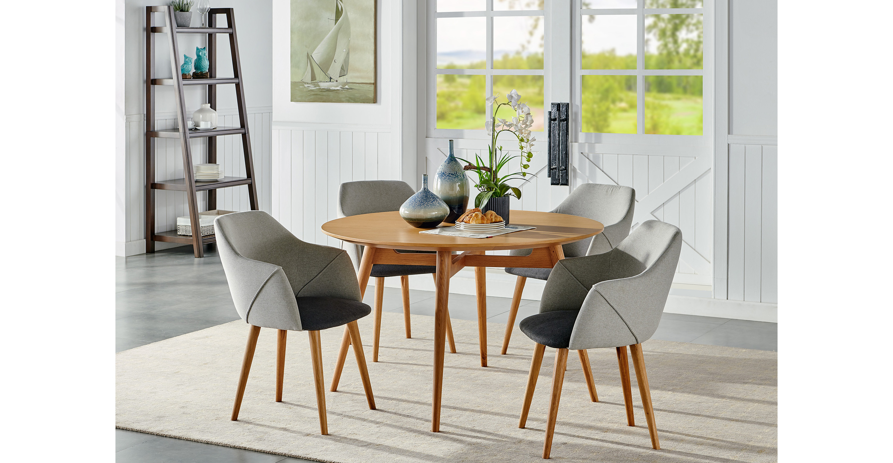 Mid-Century Modern Dining Chair (Jubilee Nickel) | Kardiel