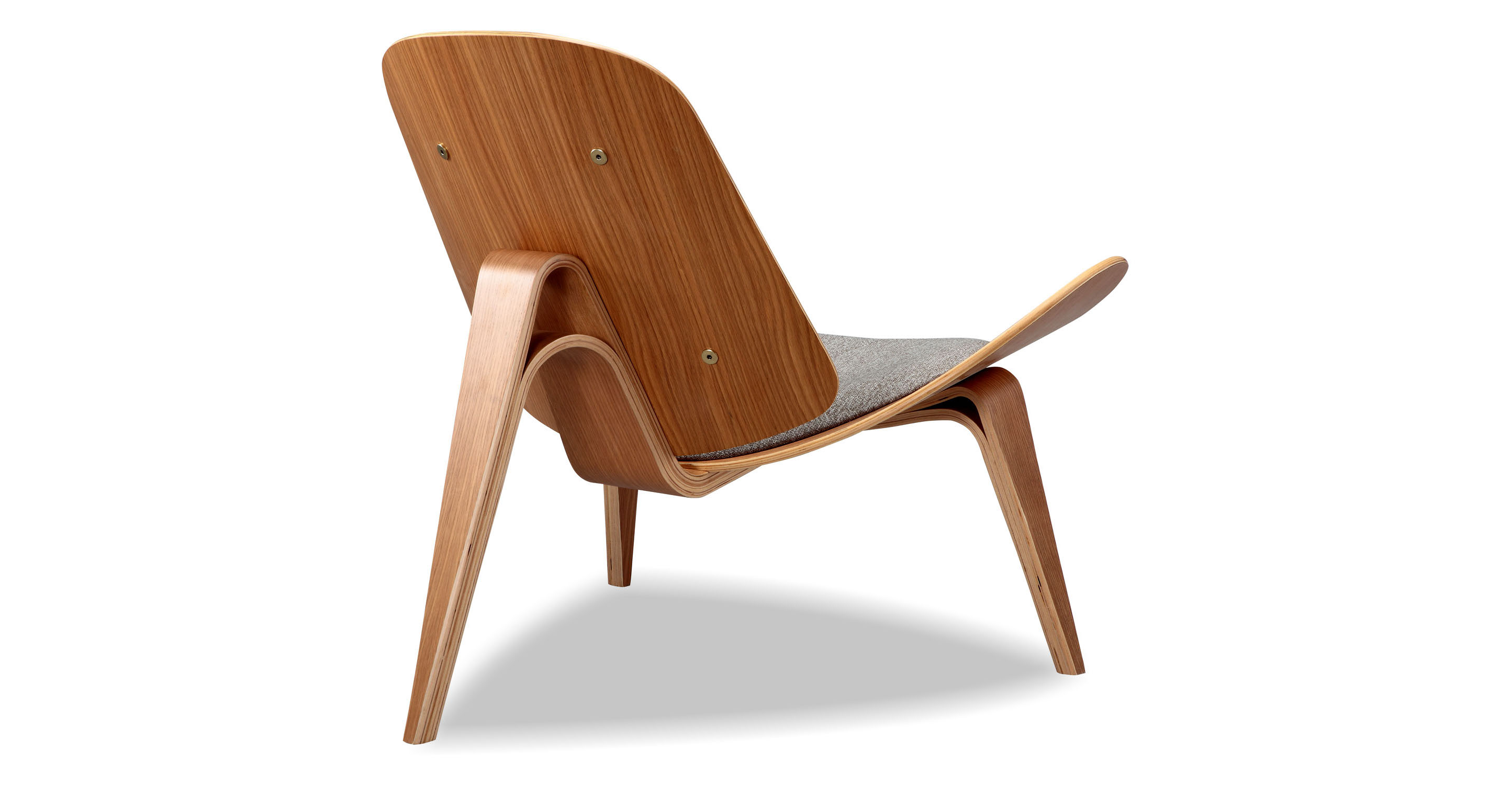 Tripod 36 Fabric Chair, Oak/Urban Pebble