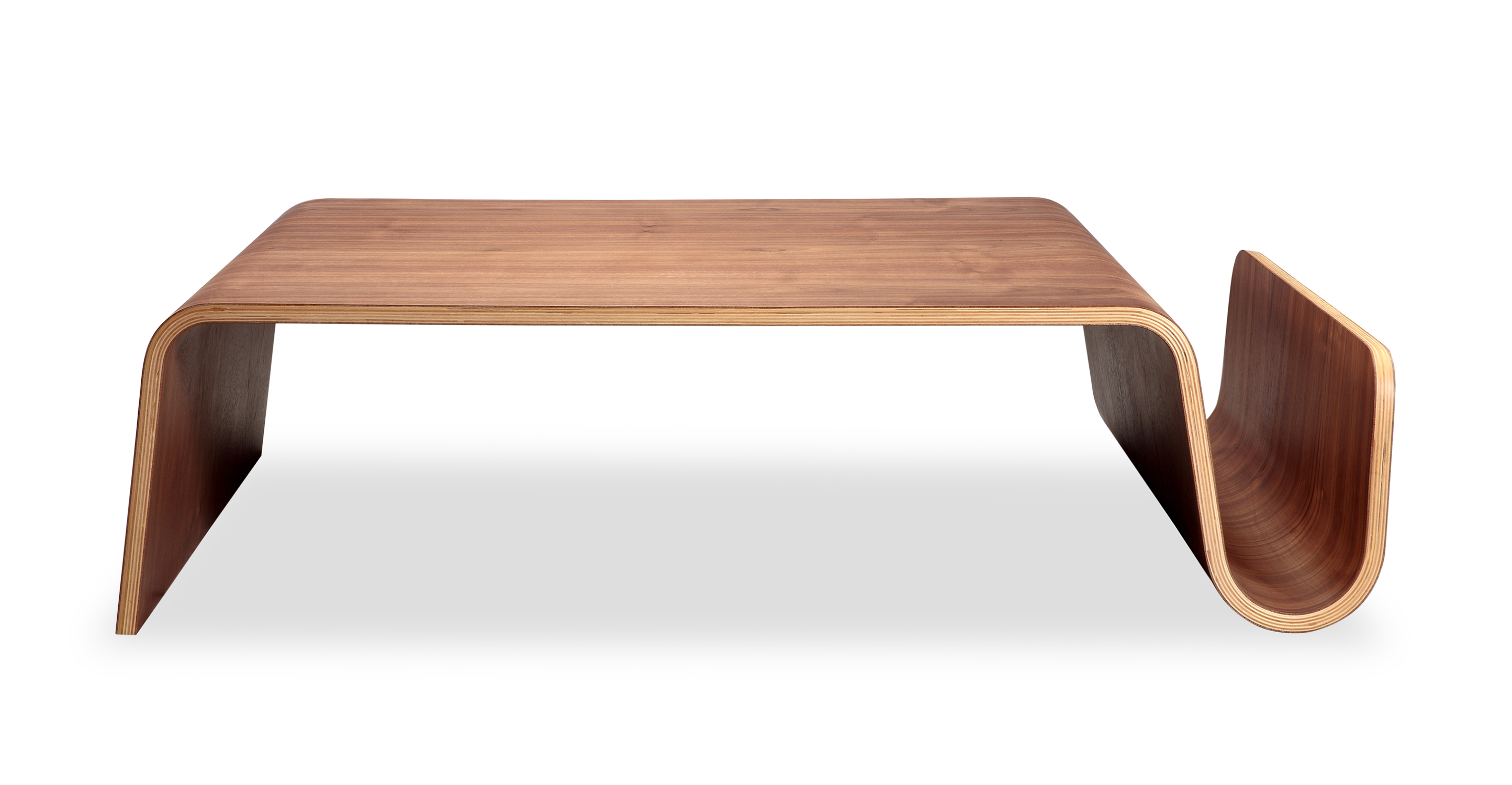 Scando Table Large Bent Wood Coffee Table Simple Modern Creative