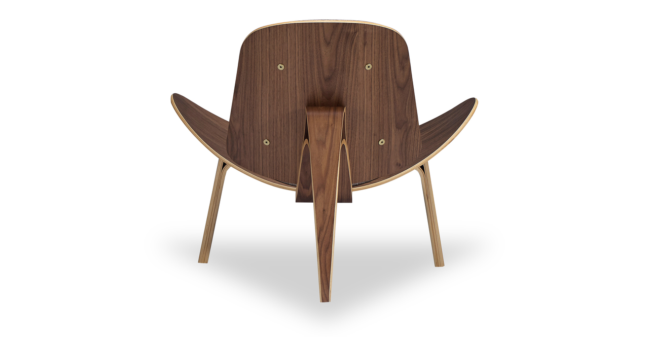 Tripod Chair, Urban Pebble/Walnut - Kardiel