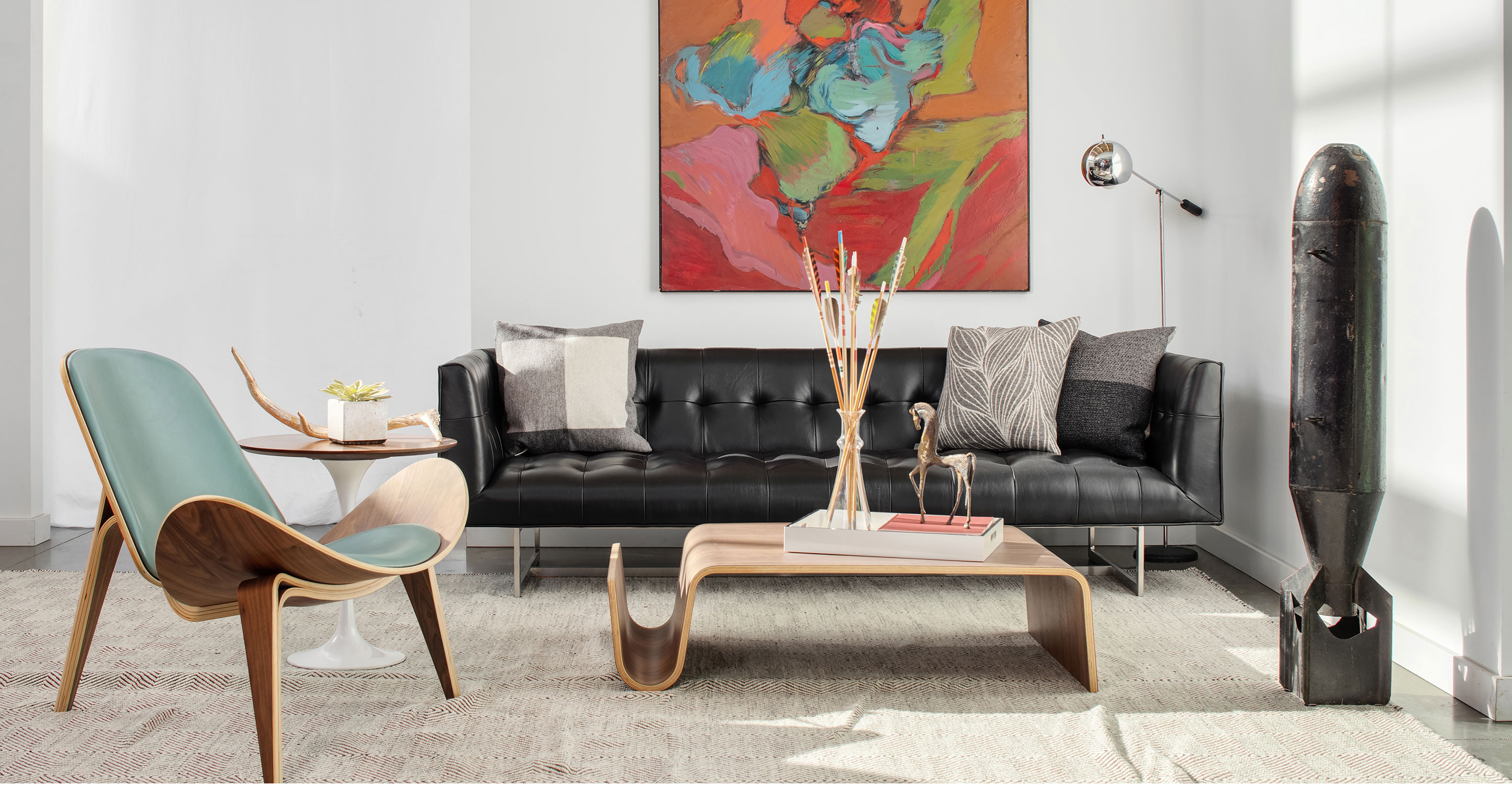 Ferre Leather Sofa Modern Sofas Houston Furniture Shop Midinmod Midinmod