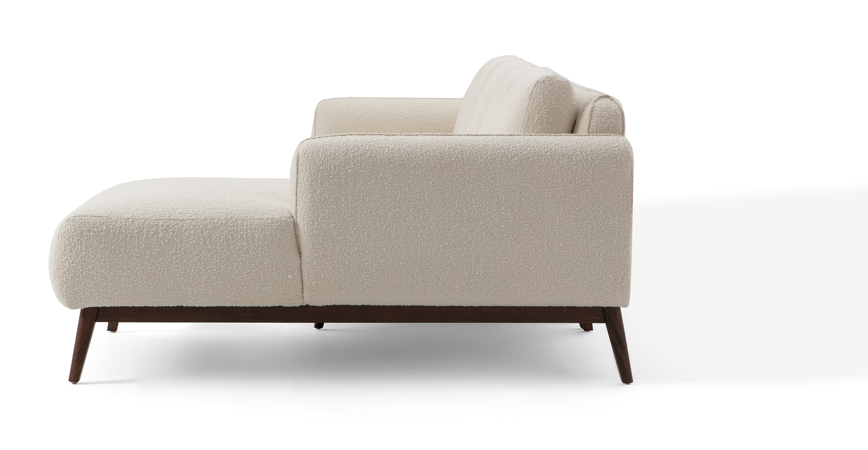 Puff 65 Fabric Sofa, Blanc Boucle - Kardiel