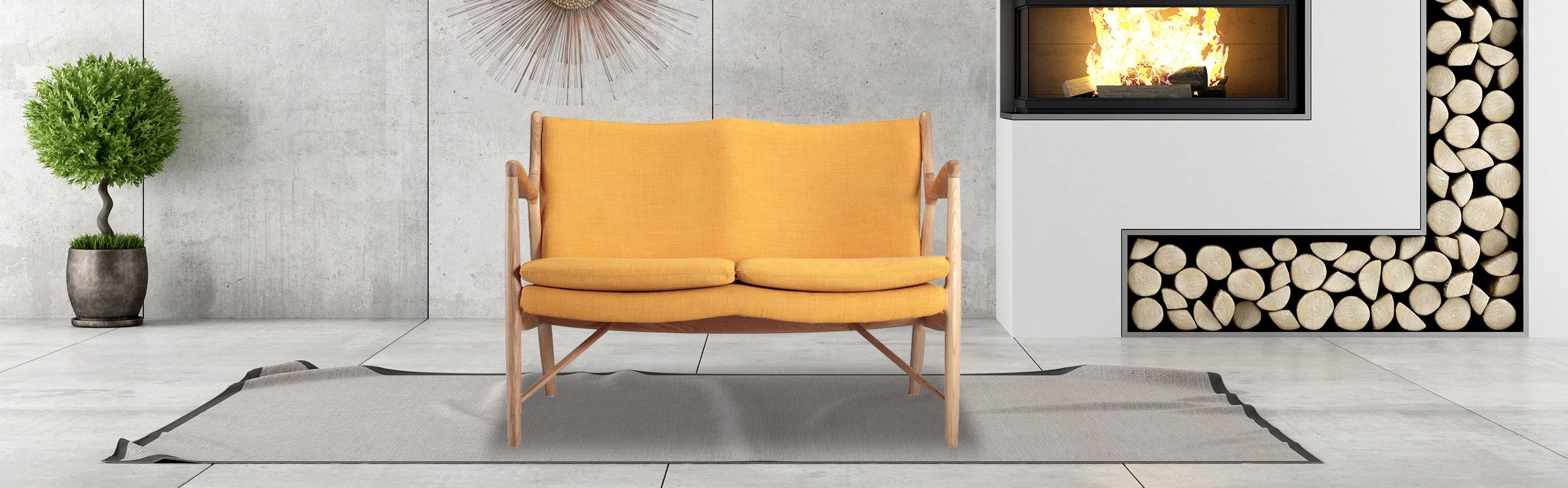 Copenhagen 45 Mid Century Modern Sofa