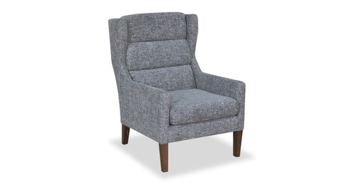 MIXT Cybil Polo Club Kohl Grey Lounge Chair from Sunpan