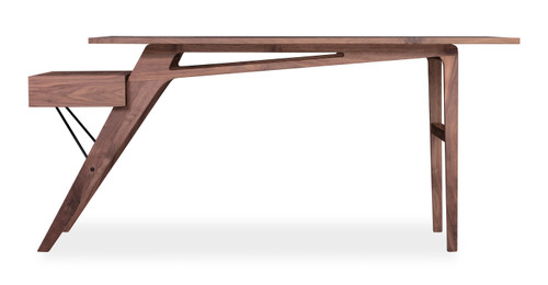 Urbane 55 Writing Desk, Walnut - Kardiel