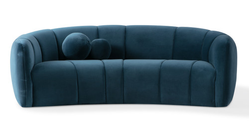 Jackie 67 Fabric Sofa, Royal Blue Velvet - Kardiel