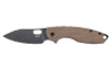 CRKT PILAR III BROWN 2.97" PLAIN EDG