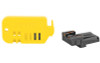 HIVIZ ADJ REAR SIGHT FOR GLOCK GR